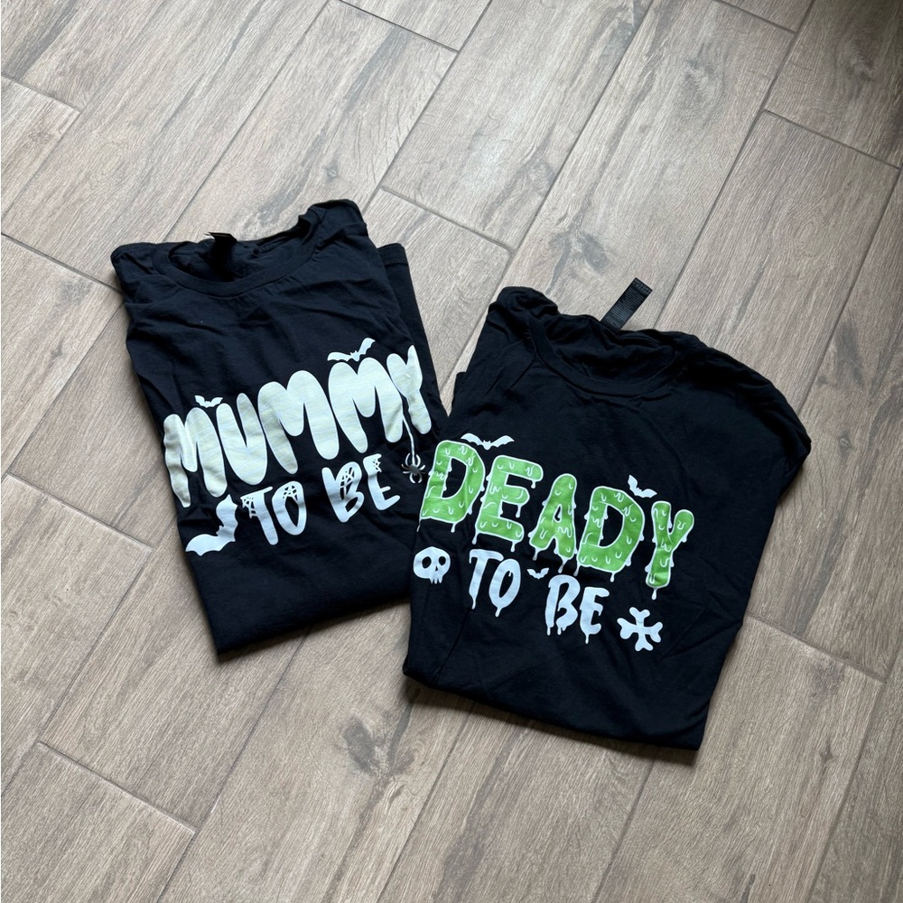 Halloween Pregnancy Reveal Shirt: Spooky Maternity Tee